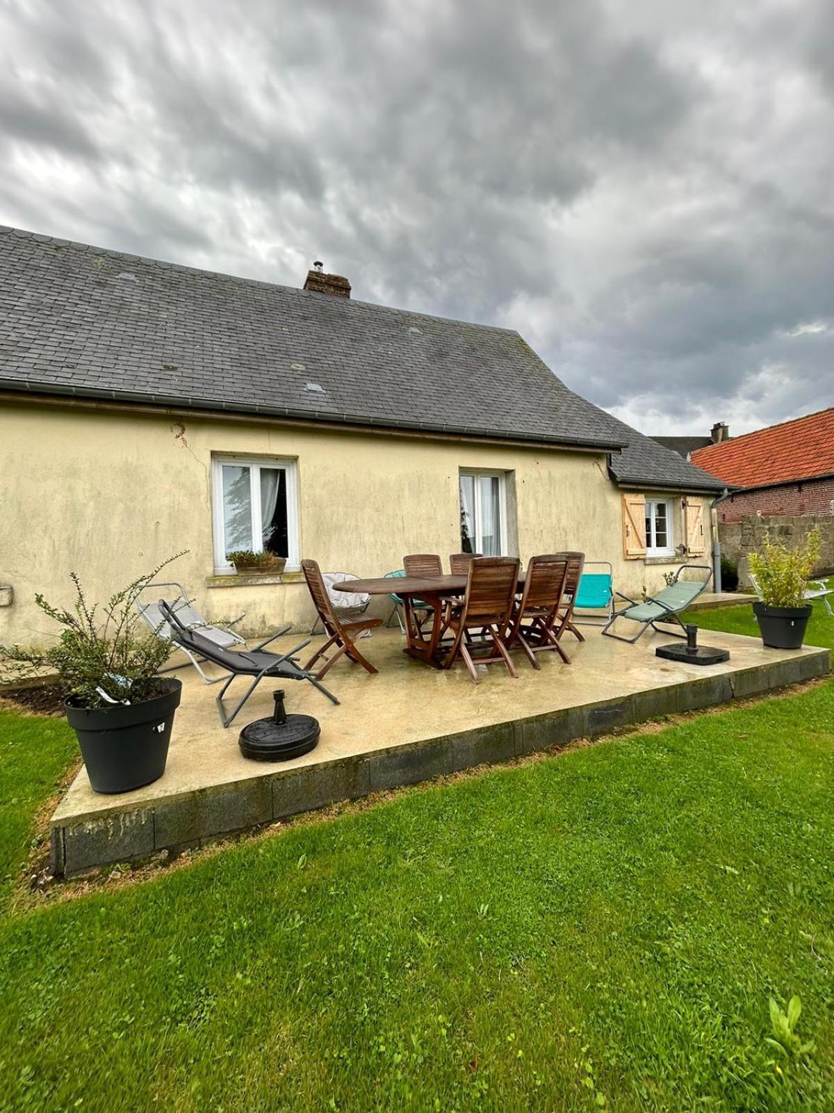 Villa La Nora Jolie à Tocqueville-sur-Eu Extérieur photo